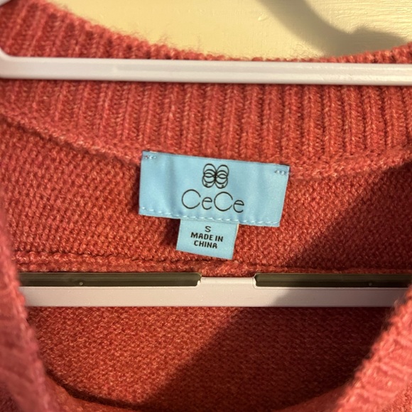 CeCe Women’s Rose Color Sweater - Picture 4 of 6